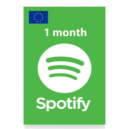 Spotify 1 month Europe